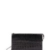C09BMG Keepern Black Crocodile Leather Wallet