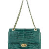 Túi xách da cá sấu T169 Classic Bag Xanh Lá