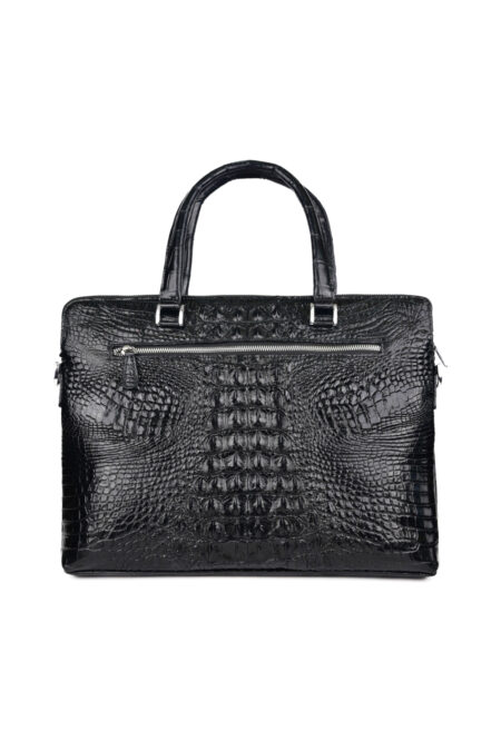 Túi xách da cá sấu C10 Classic Lucas Briefcase - Ảnh 4