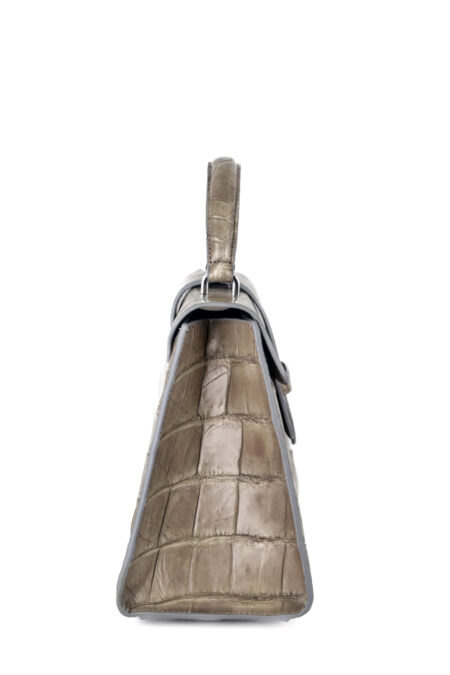 Crocodile leather handbag T183Tron Aline Top Handle Bag - Image 3