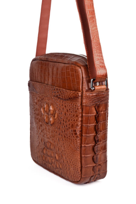 Túi xách da cá sấu T218 Hudson Crossbody Bag - Ảnh 3