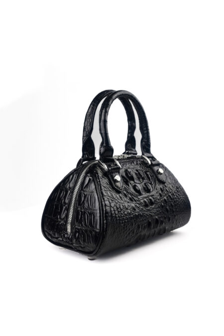 T235G Top Handle Bag Zoey Crocodile Leather Handbag - Image 2