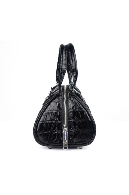 T235G Top Handle Bag Zoey Crocodile Leather Handbag - Image 3
