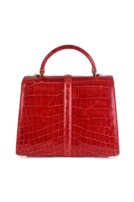 Túi xách da cá sấu T236B.KINH Top Handle Bag Ailany - Ảnh 3