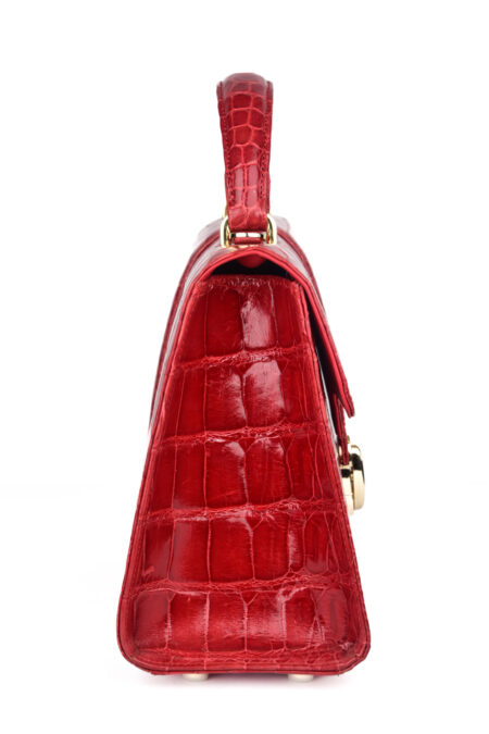 Túi xách da cá sấu T236B.KINH Top Handle Bag Ailany - Ảnh 2
