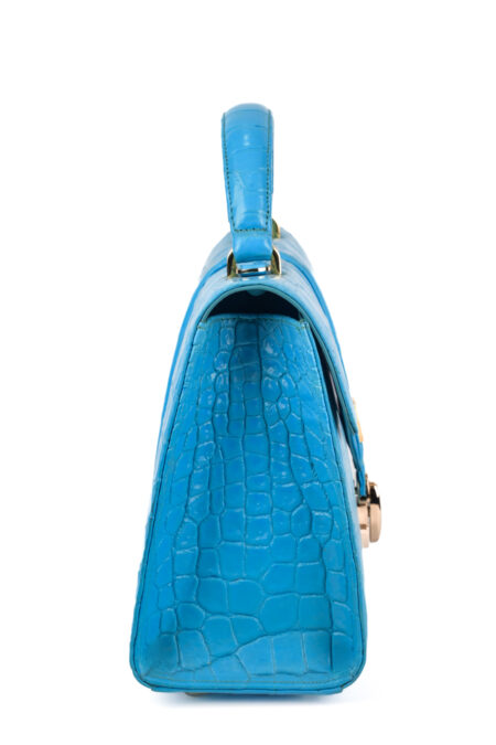 Túi xách da cá sấu T236TRON.2 Top Handle Bag Ailany - Ảnh 3