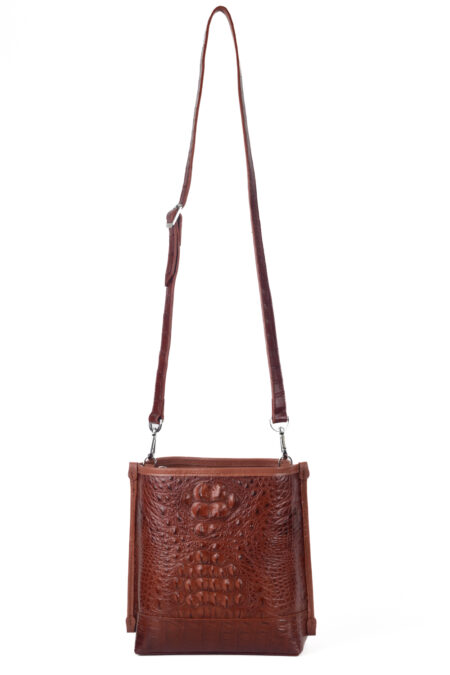 Túi xách da cá sấu T238G Bag Alanna - Ảnh 5