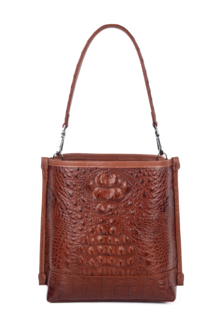 Túi xách da cá sấu T238G Bag Alanna - Ảnh 2