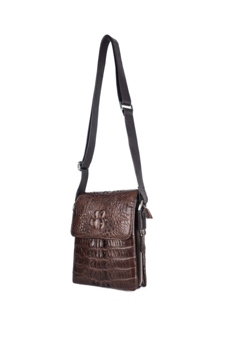 Túi xách da cá sấu T241G Luca Crossbody Bag - Ảnh 2
