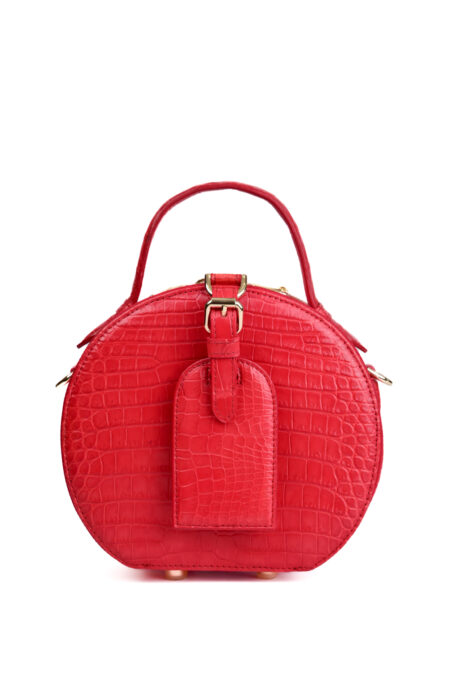 Túi xách da cá sấu T242TR Round Bag Lainey