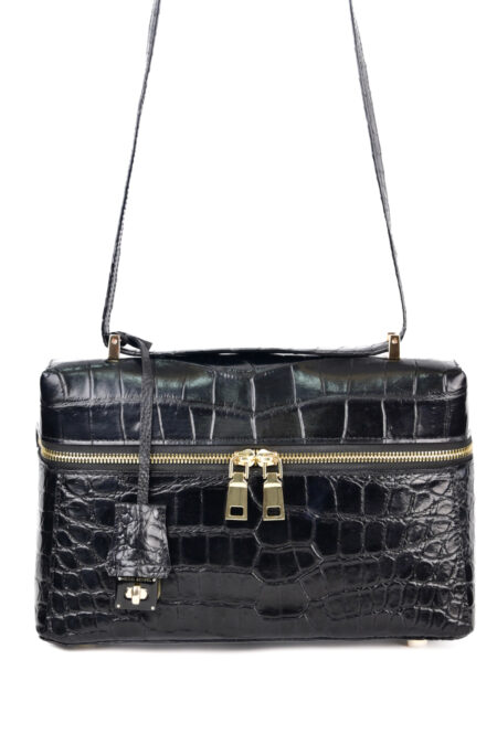 Túi xách da cá sấu T245 TRON Shoulder Bag Leia - Hình ảnh 2