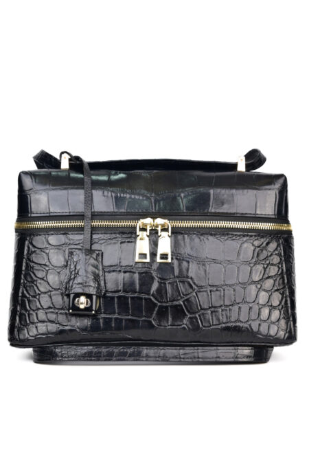 Túi xách da cá sấu T245 TRON Shoulder Bag Leia