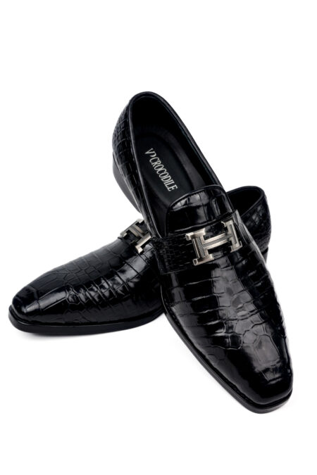 Туфли из кожи крокодила GI.5000.NC Harvey Crox Shoes - Image 2