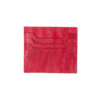 Card da cá sấu SARA X Card case nâu nhãn